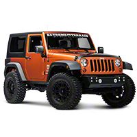 Rugged Ridge Body Armor Guard Kit, 5 Pieces, Black (07-13 Wrangler JK 2 Door) - Rugged Ridge 11651.51
