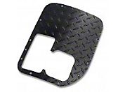 Warrior Products Brushed Alum. D/T Shifter Cover w/o Cutouts (87-96 Wrangler YJ) - Warrior Products 60742