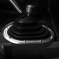 Rugged Ridge Silver Shifter Bezel (07-10 Wrangler JK) - Omix-ADA 11421.11