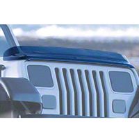 Rugged Ridge Bug Deflector, Smoked (87-06 Wrangler YJ & TJ) - Omix-ADA 11350.01