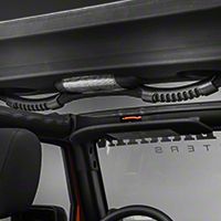 Rugged Ridge Center Mount Black Dual Grab Bar Handle (07-13 Wrangler JK) - Rugged Ridge 13305.12