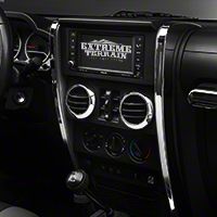 Rugged Ridge Chrome AC Vent Trim Cover (07-10 Wrangler JK) - Rugged Ridge 11156.1