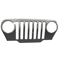 Omix-ADA Chrome Grille Overlay (97-06 Wrangler TJ) - Omix-ADA 12033.01
