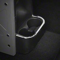 Rugged Ridge Chrome Rear Cupholder (07-10 Wrangler JK) - Rugged Ridge 11156.18