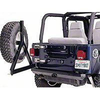 Smittybilt Rock Crawler Classic Rear Bumper w/Tire Carrier (87-06 Wrangler YJ & TJ) - Smittybilt 76651