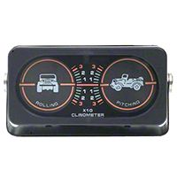 Rugged Ridge Clinometer w/Jeep Graphic (Universal Application) - Rugged Ridge 791005