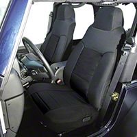 Rugged Ridge Custom Fabric Front Seat Covers Pair  Black (92-95 Wrangler YJ) - Rugged Ridge 13241.01