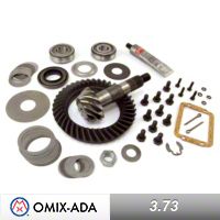 Omix-ADA DANA 30 Front w/ Disconnect, Ring & Pinion Kit, 3.73 Ratio (41x11 Teeth) (87-95 Wrangler YJ) - Omix-ADA 16513.22