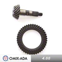 Omix-ADA Dana 30 Ring & Pinion 4.88 Ratio 39X8 Teeth (97-04 Wrangler TJ) - Omix-ADA 16513.35