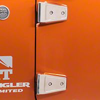 Rugged Ridge Door Hinge Kit, Stainless Steel Includes 8 Hinges (07-13 Wrangler JK 4 Door) - Omix-ADA 11111.21