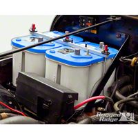 Rugged Ridge Dual Battery Tray Kit (91-95 Wrangler YJ) - Rugged Ridge 11214.51