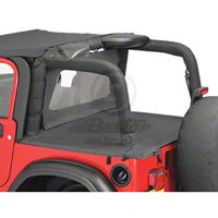 Bestop Duster Deck Cover, Black Diamond (03-06 Wrangler TJ, Soft Top) - Bestop 90012-35