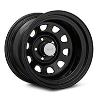 Rugged Ridge D-Window Black Steel Wheel 15x10 (87-06 Wrangler YJ & TJ) - Rugged Ridge 15500.02