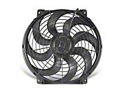 Flex-a-lite Electric Fan 14 in.,3-3/4 in. Width 14.5 x 14 in. Mounting Area w/o Control And w/S-Blade (Universal Application) - Flex-a-lite 394