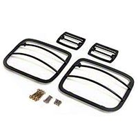Rugged Ridge Euro-Style 4pc. Headlight & Turn Signal Kit, Black (87-95 Wrangler YJ) - Rugged Ridge 11230.02