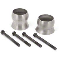 Rugged Ridge Exhaust Spacer Kit w/ 2.5-Inch + Lift (12-13 Wrangler JK) - Rugged Ridge 17606.76