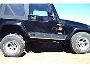 Fab Fours Rock Sliders (04-06 Wrangler TJ Unlimited) - Fab Fours LJ05-G1151-B