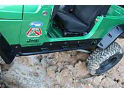Fab Fours Rock Sliders w/Tube (04-06 Wrangler TJ Unlimited) - Fab Fours LJ05-G1150-B