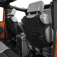 Rugged Ridge Front Neoprene Seat Vest Pair, Black (07-13 Wrangler JK) - Rugged Ridge 13235.3