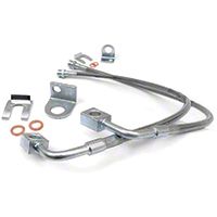 Rough Country Front Stainless Steel Brake Lines w/ 4-6 In. lift (07-13 Wrangler JK) - Rough Country 89707