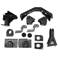 Teraflex Front Axle Bracket Kit (97-06 Wrangler TJ) - Teraflex 3690000