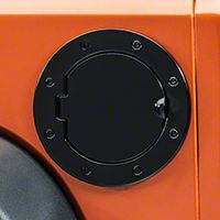 Rugged Ridge Fuel Cover, Black Stainless Steel (07-13 Wrangler JK) - Rugged Ridge 11229.02