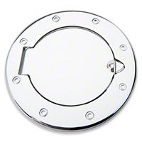 Rugged Ridge Fuel Cover, Chrome Aluminum (07-13 Wrangler JK) - Rugged Ridge 11425.03