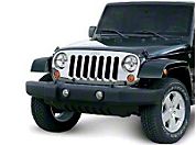 Mopar Genuine Mopar Chrome Grille Overlay (07-13 Wrangler JK) - Mopar 82210558AC