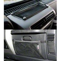 Rugged Ridge Glove Box & Dash Trail Net Kit (97-06 Wrangler TJ) - Omix-ADA 13551.2