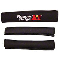 Rugged Ridge Grab Handle Cover Kit, Black (97-06 Wrangler TJ) - Rugged Ridge 13305.52