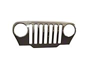 Mopar Grille Cover Chrome Genuine (97-06 Wrangler TJ) - Mopar 207924
