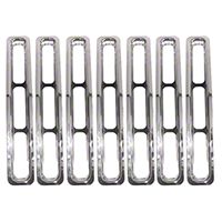 Omix-ADA Grille Inserts, Chrome Trim (87-95 Wrangler YJ) - Omix-ADA 11306.01