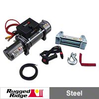 Rugged Ridge Heavy Duty 10,500lb. Winch (Universal Application) - Rugged Ridge 15100.1