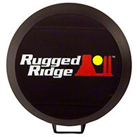 Rugged Ridge HID Off Road Light Cover, 6-Inch Black (Universal Application) - Rugged Ridge 15210.5
