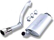 Borla Performance Industries High-Quality Austenitic Stainless Steel Exhaust System (00-06 Wrangler TJ w/2.5L or 4.0L) - Borla 14924