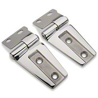 Rugged Ridge Hood Hinge Kit, Stainless Steel, Includes 2 Hinges (07-13 Wrangler JK) - Rugged Ridge 11111.22