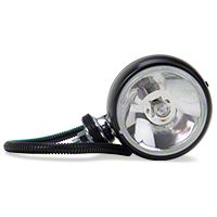 Rugged Ridge Offroad Hood Mounted Fog Light, Black, 3 in. Round, 100W (07-10 Wrangler JK) - Rugged Ridge 15207.72