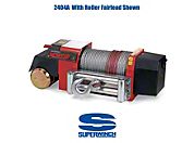 Superwinch Husky 10 Winch 10000 lb. 12VDC With Freespooling And Roller Fairlead (Universal Application) - Superwinch 2404A