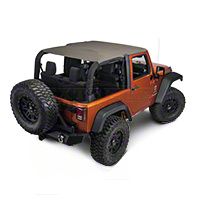 Rugged Ridge Pocket Island Top, Khaki Diamond (07-09 Wrangler JK 2 Door) - Rugged Ridge 13588.36