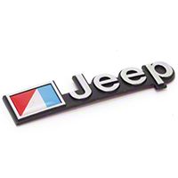 Omix-ADA Jeep Emblem Stick On, Officially Licensed (87-90 Wrangler YJ) - Omix-ADA DMC-5451627