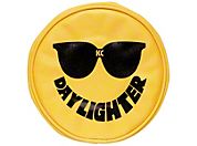 KC Hilites Light Cover Pair Blk w/Sunglass KC Logo 6 In. Round (Universal Application) - KC Hilites 5205