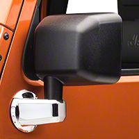 Rugged Ridge Mirror Arm Covers - Pair, Chrome (07-13 Wrangler JK) - Rugged Ridge 13311.02