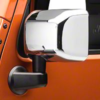 Rugged Ridge Mirror Covers - Pair, Chrome (07-13 Wrangler JK) - Rugged Ridge 13311.01