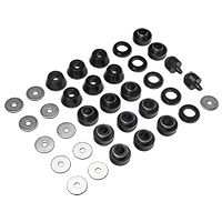 MORE Body Mounts, Black Polyurethane (97-03 Wrangler TJ) - MORE 4008