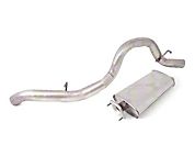 Omix-ADA Muffler and Tailpipe (00-06 Wrangler TJ) - Omix-ADA 17611.09