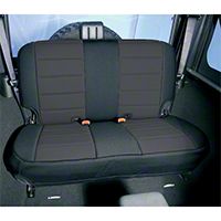 Rugged Ridge Neoprene Rear Seat Cover - Black (03-06 Wrangler TJ) - Rugged Ridge 13263.01