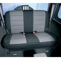 Rugged Ridge Neoprene Rear Seat Cover - Gray/Black (97-02 Wrangler TJ) - Rugged Ridge 13261.09