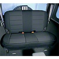 Rugged Ridge Neoprene Rear Seat Cover - Black (97-02 Wrangler TJ) - Rugged Ridge 13261.01