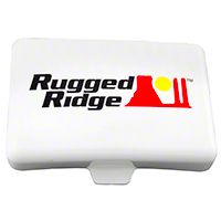 Rugged Ridge Off Road Light Cover, 5X7-Inch - Each, White (Universal Application) - Rugged Ridge 15210.56