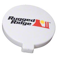 Rugged Ridge Off Road Light Cover, 6-Inch Slim, White (Universal Application) - Rugged Ridge 15210.58